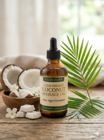 Cold-Pressed Coconut Massage Oil
